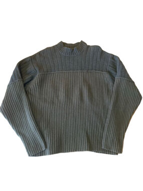 Men's Timberland Ribbed Crewneck Sweater Black XXL